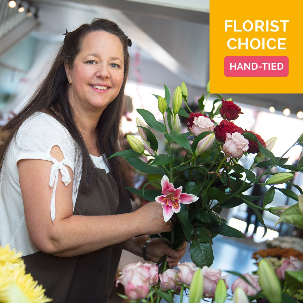 Florist Choice Hand-tied in water